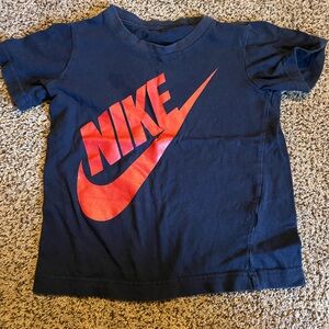 Boys navy and red bike shirt size 5t xs